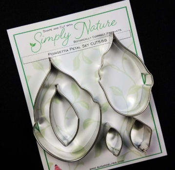 Poinsettia Petal Cutter Set By Simply Nature Botanically Correct Products